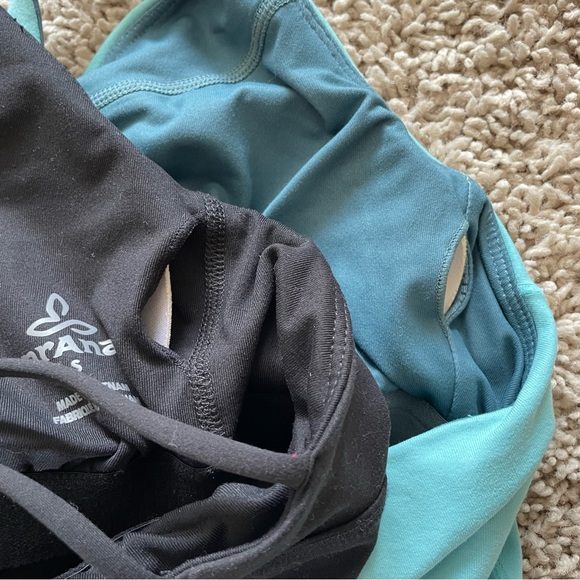 Prana Strappy Work Out Top Tank Momento Bundle Black Blue Size Small - Picture 7 of 9